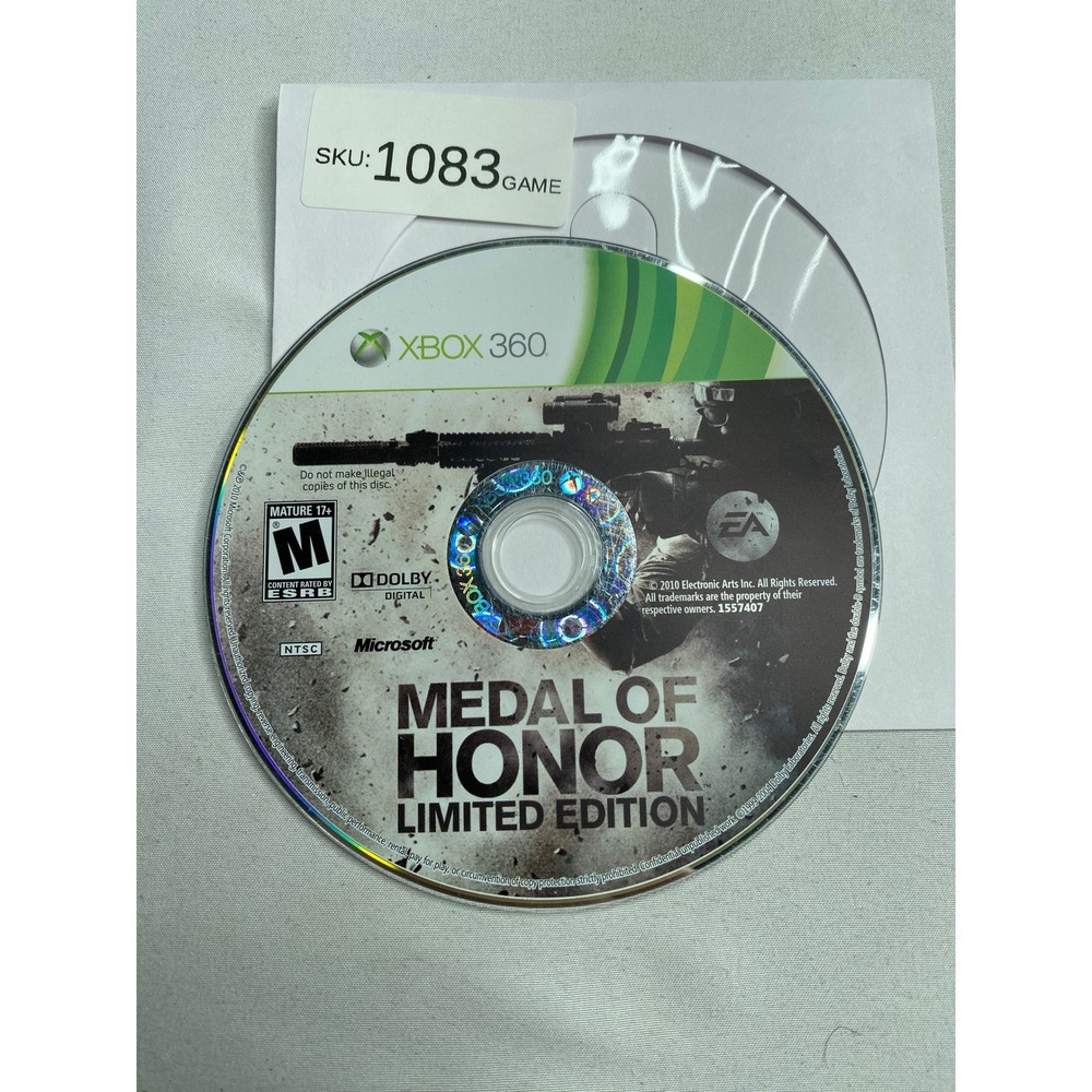 Medal of Honor Limited Edition Microsoft Xbox 360